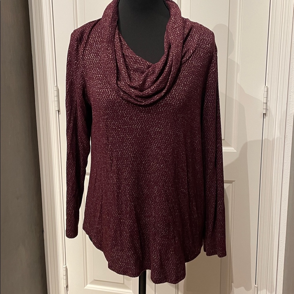 Apt. 9 Maroon Knit Sweater (E)